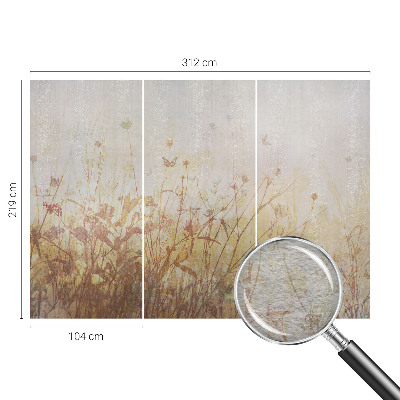 Custom size wall mural Meadow harmony