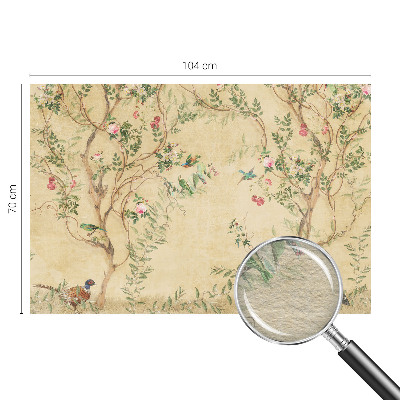 Bedroom wall mural wallpaper Floral accents