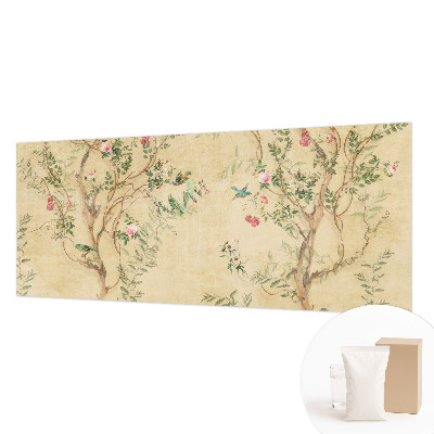 Bedroom wall mural wallpaper Floral accents