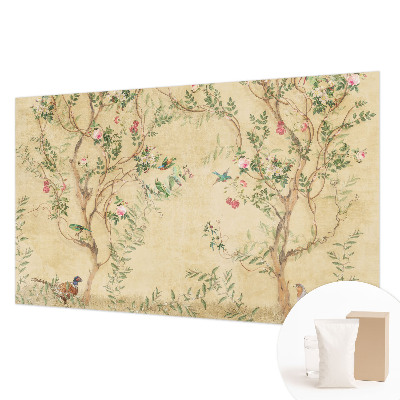 Bedroom wall mural wallpaper Floral accents