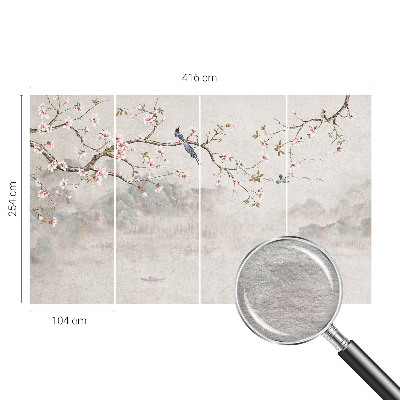 Large wallpaper mural Oriental landscape