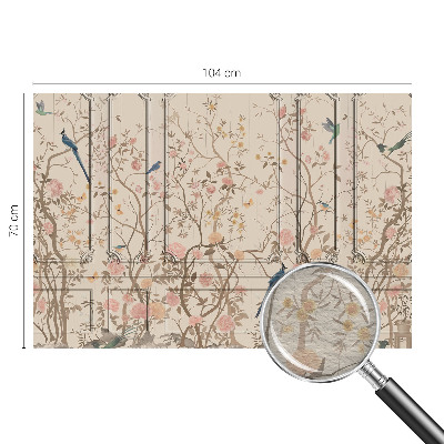 Large wall mural wallpaper Birds and flowers