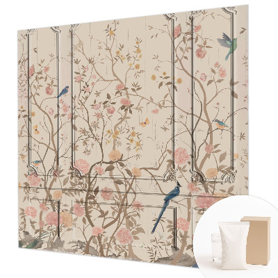 Large wall mural wallpaper Birds and flowers
