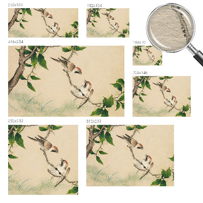 Large wall mural Classic duo