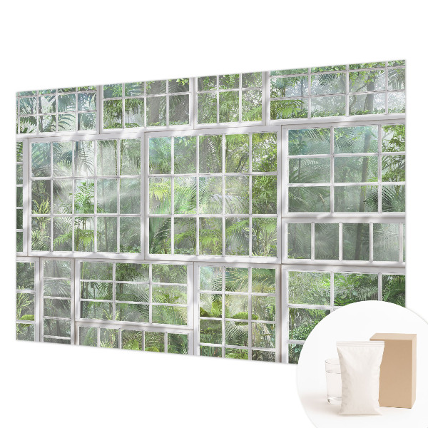 Custom size wall mural Green forest