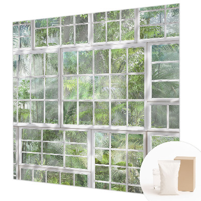 Custom size wall mural Green forest