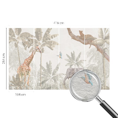 Modern wall mural Tropical oasis