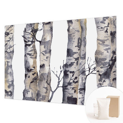 High quality photo wallpaper Aspen forest