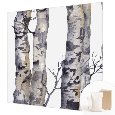 High quality photo wallpaper Aspen forest