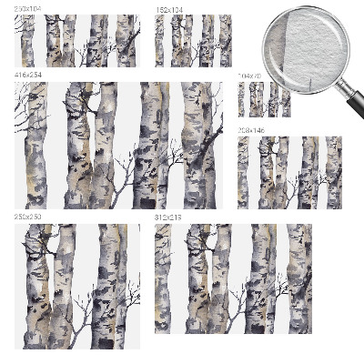 High quality photo wallpaper Aspen forest