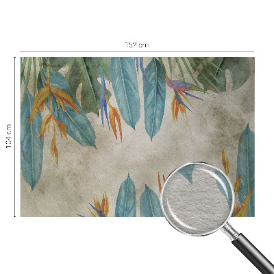 High quality wall mural wallpaper Tropical flowers