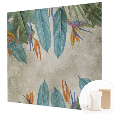 High quality wall mural wallpaper Tropical flowers