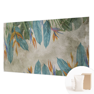 High quality wall mural wallpaper Tropical flowers