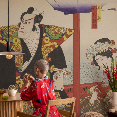 Photo wall mural Japanese theater