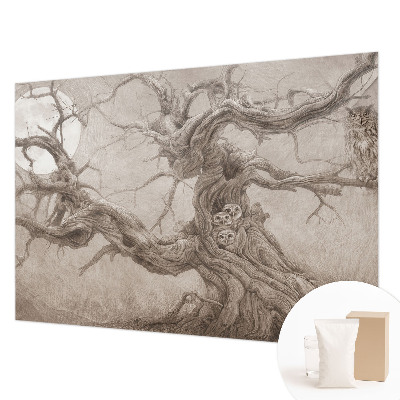 Wall mural for bedroom Night birds