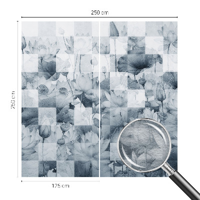 Wall mural for living room Lotus flowers