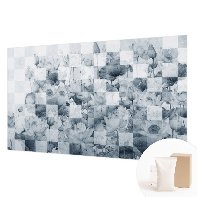 Wall mural for living room Lotus flowers