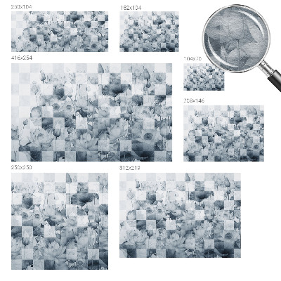 Wall mural for living room Lotus flowers