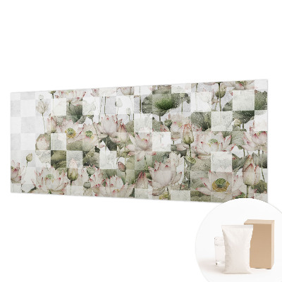 Wallpaper mural for living room Lotus patterns