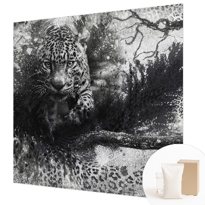 Large wall mural Abstract leopards