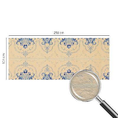 Large wall mural wallpaper Blue ornaments