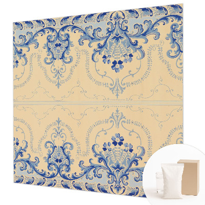 Large wall mural wallpaper Blue ornaments