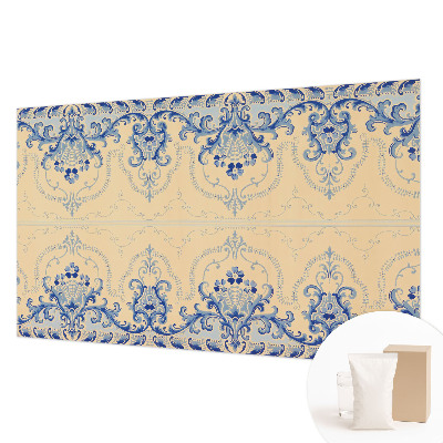 Large wall mural wallpaper Blue ornaments