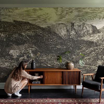 Custom size wall mural Mountain journey