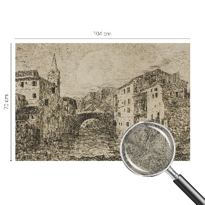 Modern wall mural City panorama