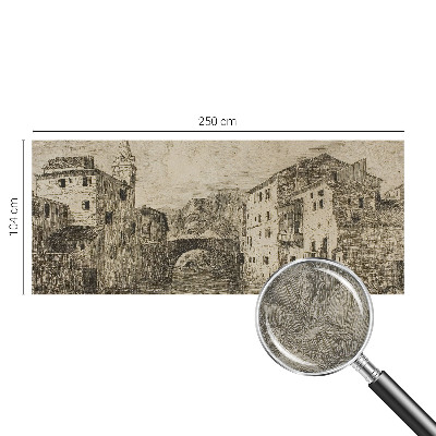 Modern wall mural City panorama