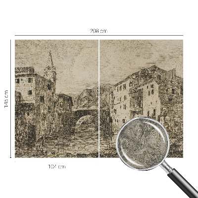 Modern wall mural City panorama