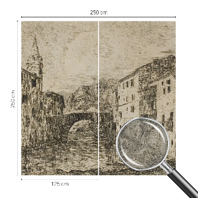 Modern wall mural City panorama