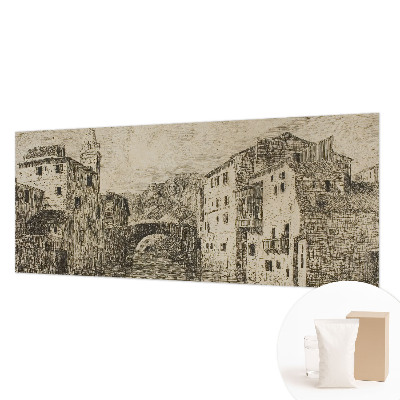 Modern wall mural City panorama