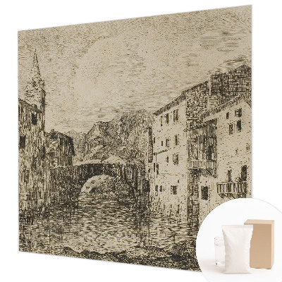 Modern wall mural City panorama
