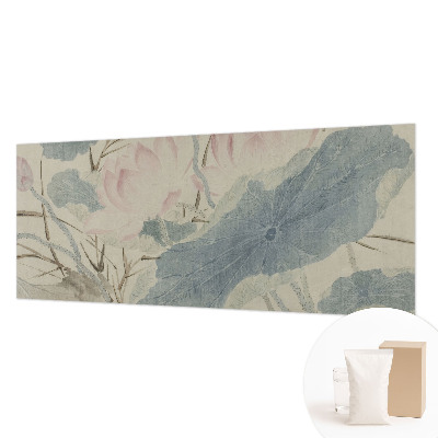 Modern wall mural for bedroom Lotus leaves