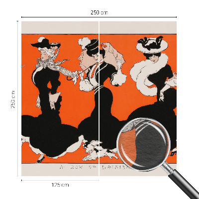 Modern wall mural for living room Women's outfits