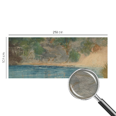 Premium wall mural for bedroom Tropical shore