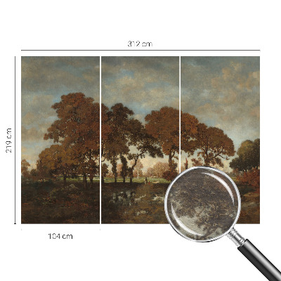 Decorative wall mural for living room Idyllic landscape