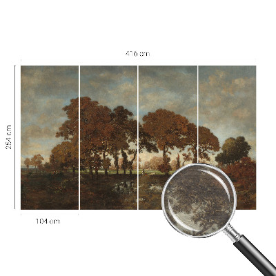 Decorative wall mural for living room Idyllic landscape
