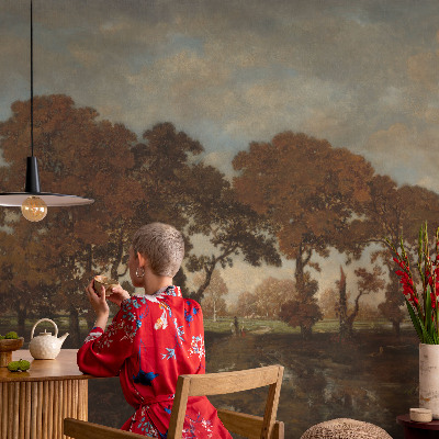 Decorative wall mural for living room Idyllic landscape