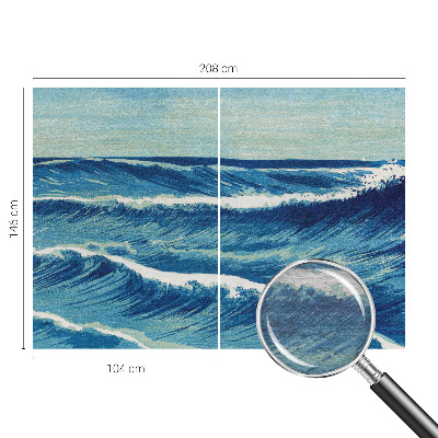 Non-woven wall mural Sea waves