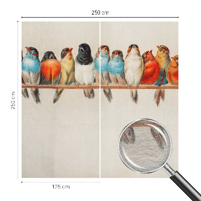 Wall mural Birds on a branch