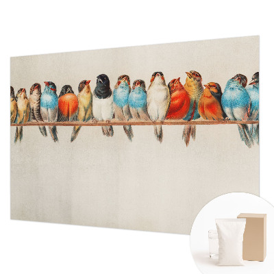 Wall mural Birds on a branch