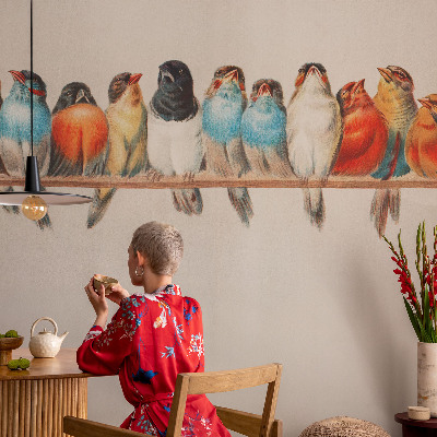 Wall mural Birds on a branch
