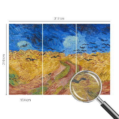 Photo wall mural Field landscape