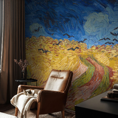 Photo wall mural Field landscape