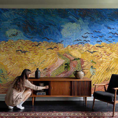Photo wall mural Field landscape