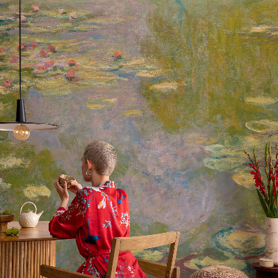 Large wall mural Water lilies