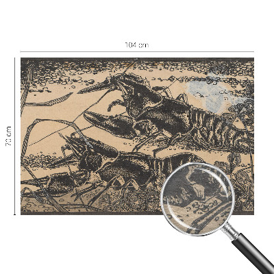 Large wallpaper mural Water crayfish