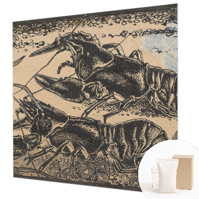 Large wallpaper mural Water crayfish